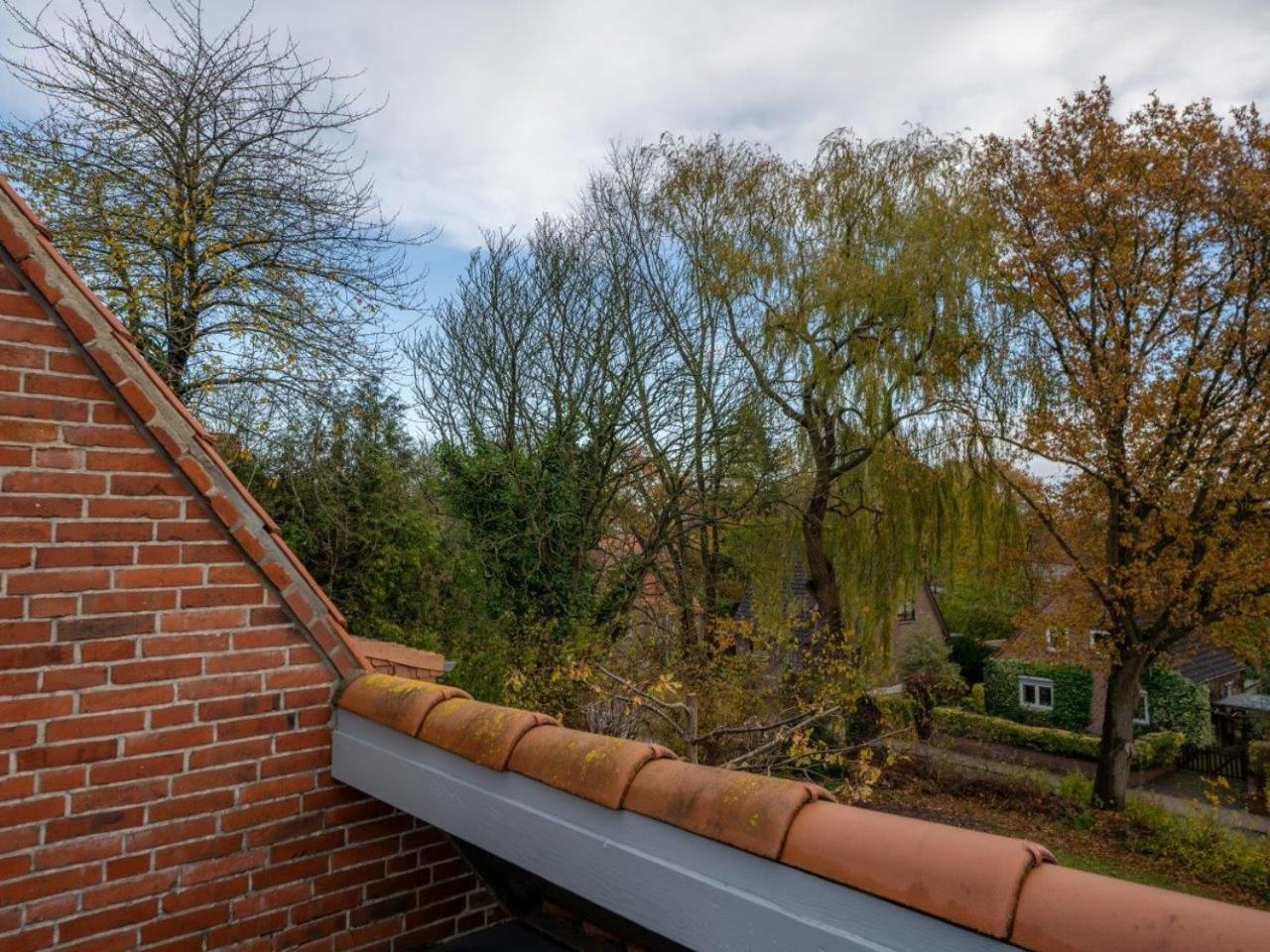 194 Fewo Dat Luetjehuus Mit Dachterrasse Im Ersten Stock Luetjenburg Bagian luar foto